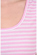 Dress Vero Moda Vmtica Sl Short Snow White Stripes Bonbon